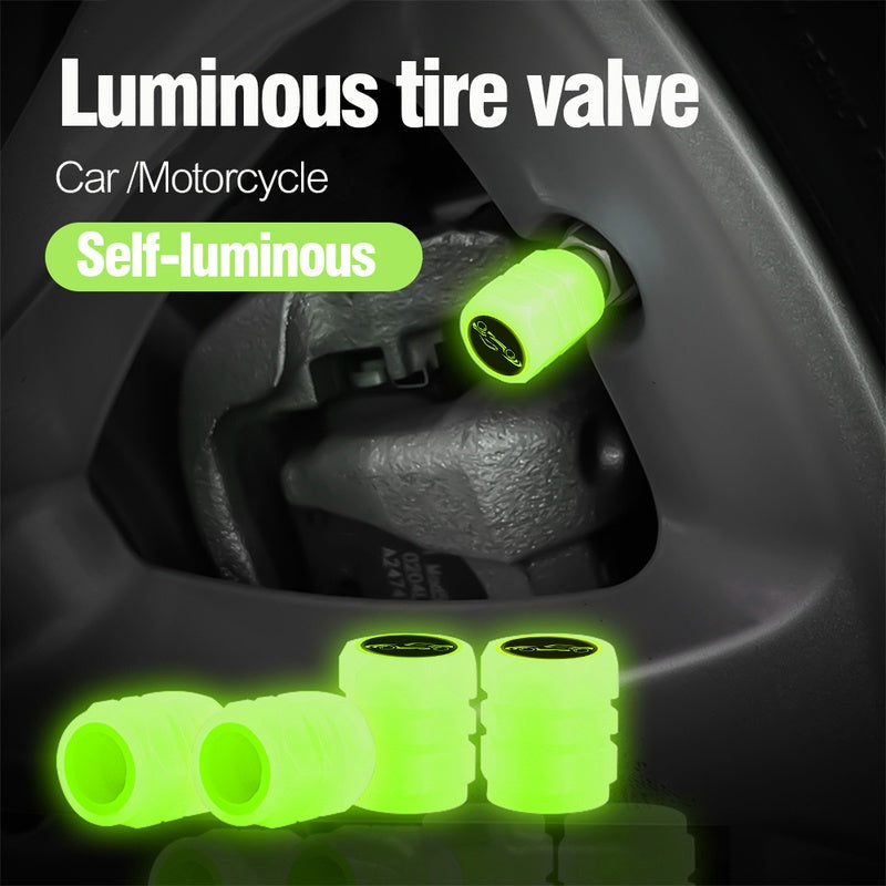 Car Luminous Tire Valve cap(4 pcs set)